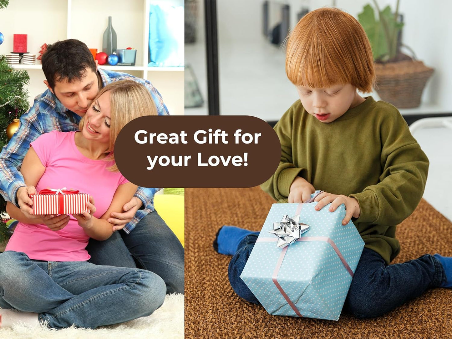 BSIRI Wooden XO Blocks (L) Tic Tac Toe Board Games - Ideal for Kids Games, Family Games and Game Night for Adults, Farmhouse Decor for Coffee Table Decor and Unique Gifts for All Occasion (5.5 Inch)